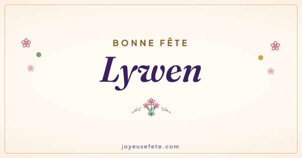 Image « Bonne fête Lywen » au format large
