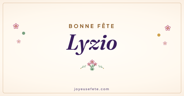Image « Bonne fête Lyzio » au format large