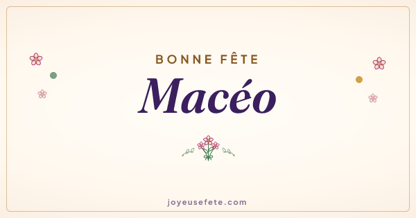 Image « Bonne fête Macéo » au format large