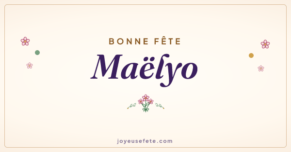 Image « Bonne fête Maëlyo » au format large
