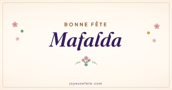 Image « Bonne fête Mafalda » au format large