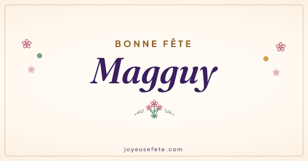 Image « Bonne fête Magguy » au format large