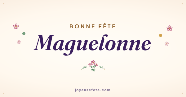 Image « Bonne fête Maguelonne » au format large