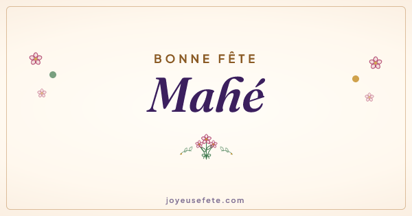 Image « Bonne fête Mahé » au format large
