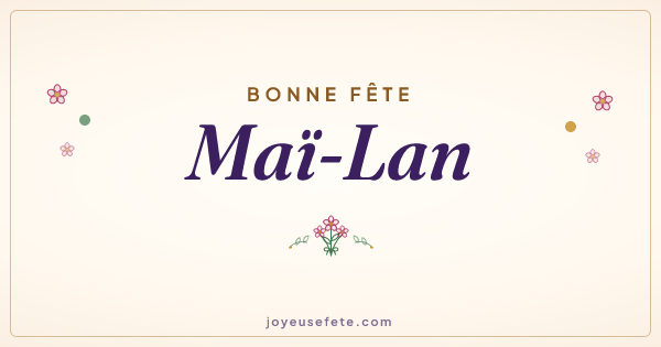 Image « Bonne fête Maï-Lan » au format large