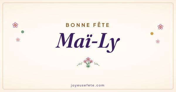 Image « Bonne fête Maï-Ly » au format large