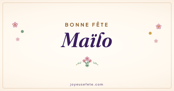 Image « Bonne fête Maïlo » au format large