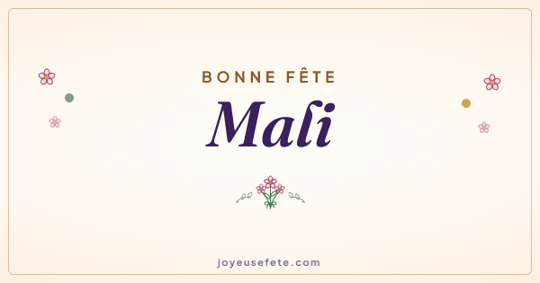 Image « Bonne fête Mali » au format large