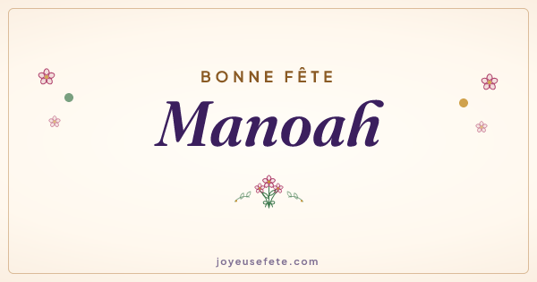 Image « Bonne fête Manoah » au format large