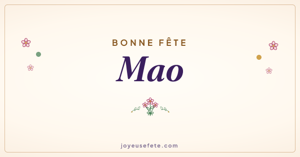 Image « Bonne fête Mao » au format large