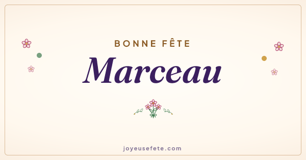 Image « Bonne fête Marceau » au format large