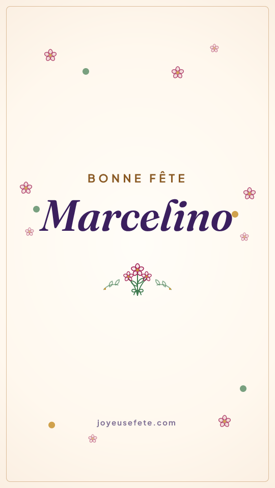 Image « Bonne fête Marcelino » au format story