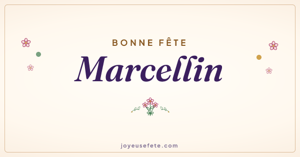 Image « Bonne fête Marcellin » au format large