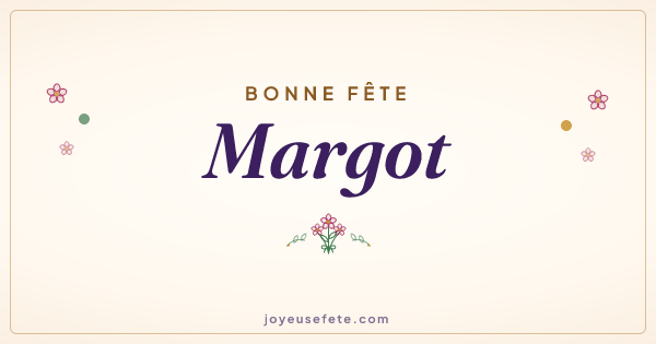 Image « Bonne fête Margot » au format large