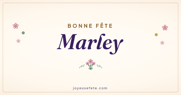 Image « Bonne fête Marley » au format large