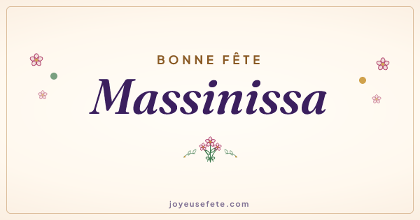 Image « Bonne fête Massinissa » au format large