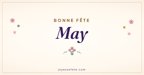 Image « Bonne fête May » au format large