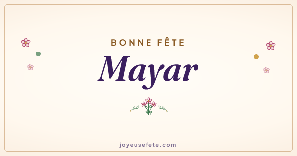 Image « Bonne fête Mayar » au format large