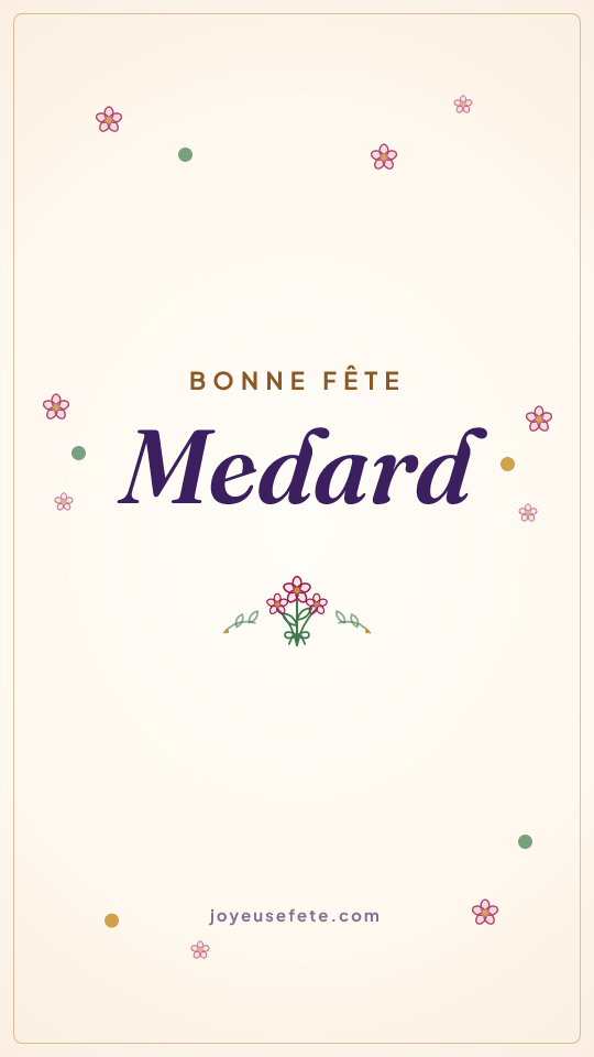 Image « Bonne fête Medard » au format story