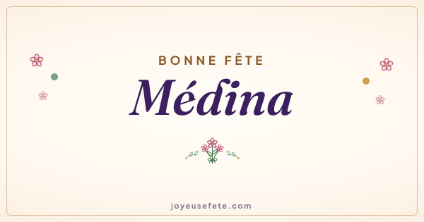 Image « Bonne fête Médina » au format large