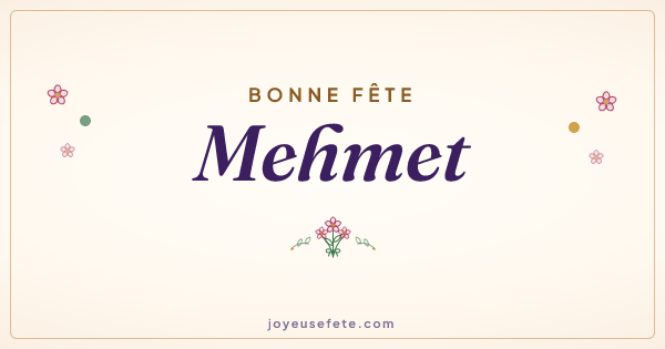 Image « Bonne fête Mehmet » au format large
