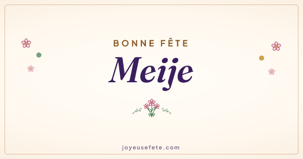 Image « Bonne fête Meije » au format large