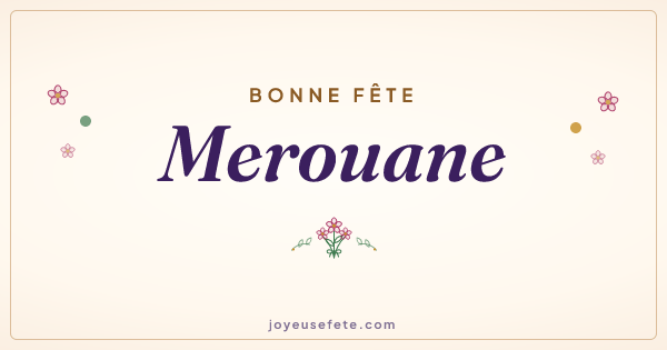 Image « Bonne fête Merouane » au format large