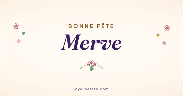 Image « Bonne fête Merve » au format large