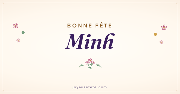Image « Bonne fête Minh » au format large