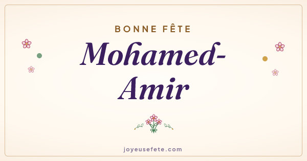Image « Bonne fête Mohamed-Amir » au format large