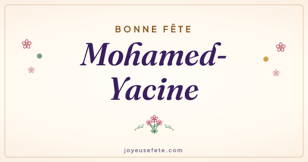 Image « Bonne fête Mohamed-Yacine » au format large