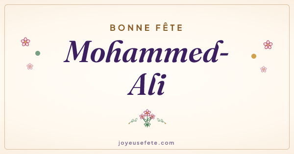 Image « Bonne fête Mohammed-Ali » au format large