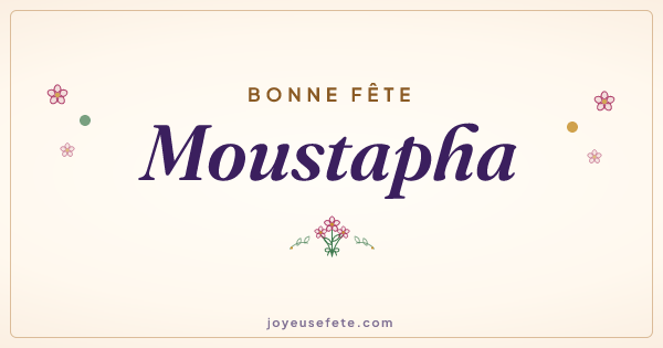 Image « Bonne fête Moustapha » au format large