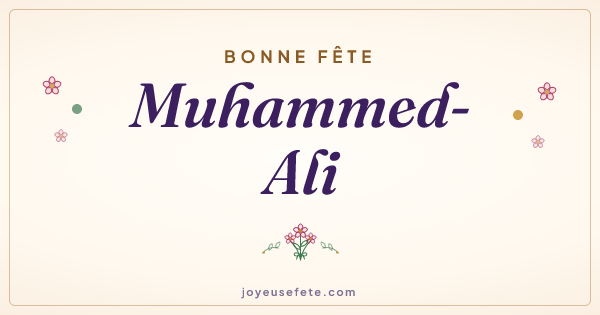 Image « Bonne fête Muhammed-Ali » au format large