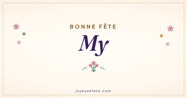 Image « Bonne fête My » au format large