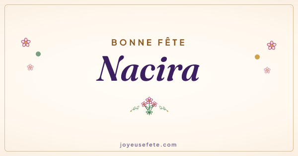 Image « Bonne fête Nacira » au format large