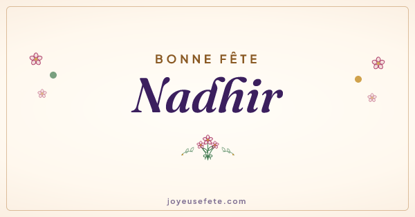 Image « Bonne fête Nadhir » au format large