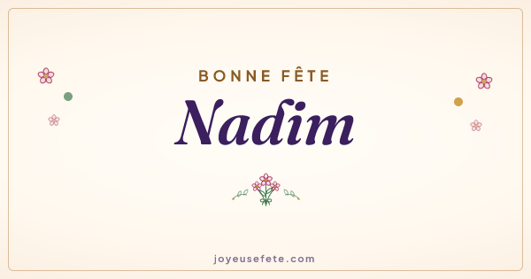 Image « Bonne fête Nadim » au format large