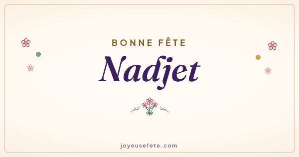 Image « Bonne fête Nadjet » au format large