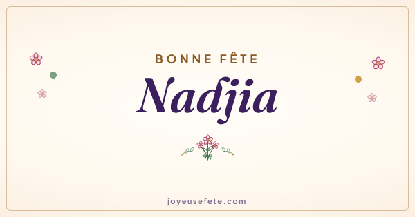 Image « Bonne fête Nadjia » au format large