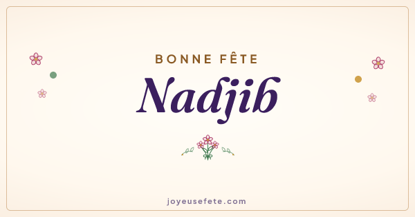 Image « Bonne fête Nadjib » au format large