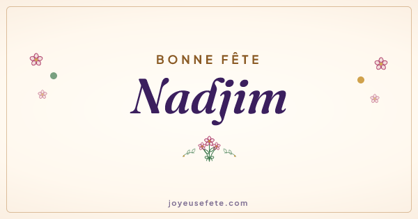 Image « Bonne fête Nadjim » au format large