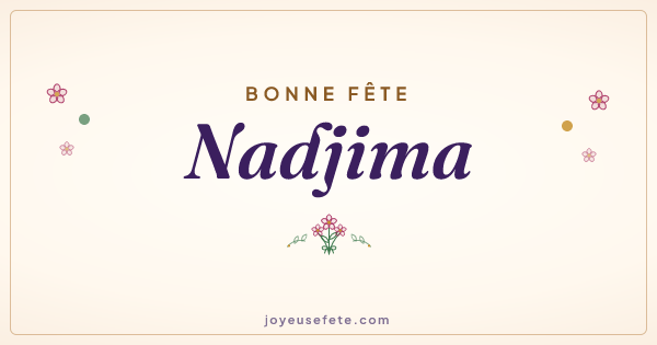 Image « Bonne fête Nadjima » au format large