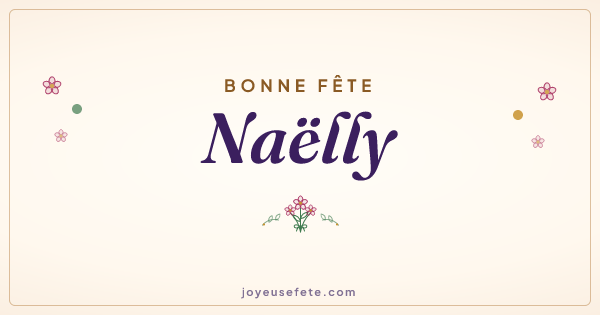 Image « Bonne fête Naëlly » au format large