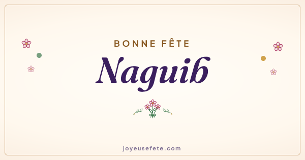 Image « Bonne fête Naguib » au format large