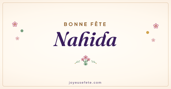 Image « Bonne fête Nahida » au format large