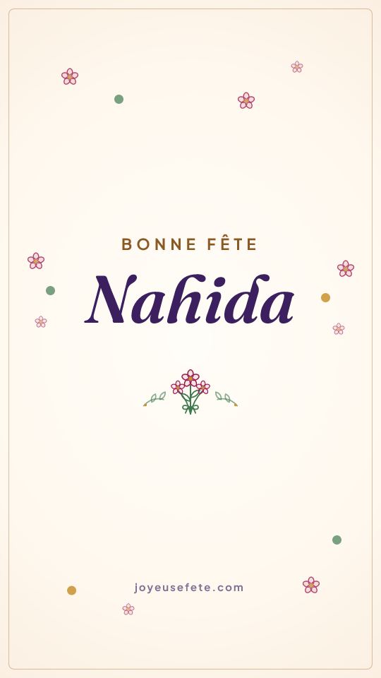 Image « Bonne fête Nahida » au format story