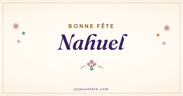 Image « Bonne fête Nahuel » au format large