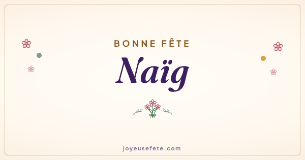 Image « Bonne fête Naïg » au format large