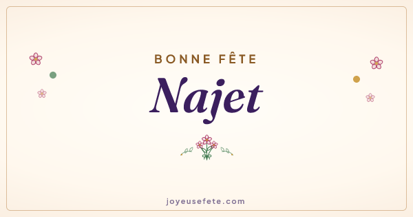 Image « Bonne fête Najet » au format large